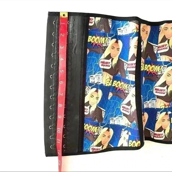 Premodonna By Ann Cherry Rare “Boom” Graphics Cartoon Compression Corset SizeXXL - Picture 14 of 16